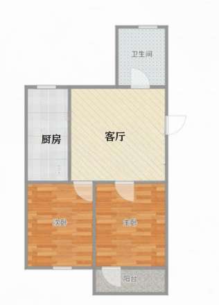 南岭村 53平 两室一厅 满五唯一 普装 单价仅1951元/平_12