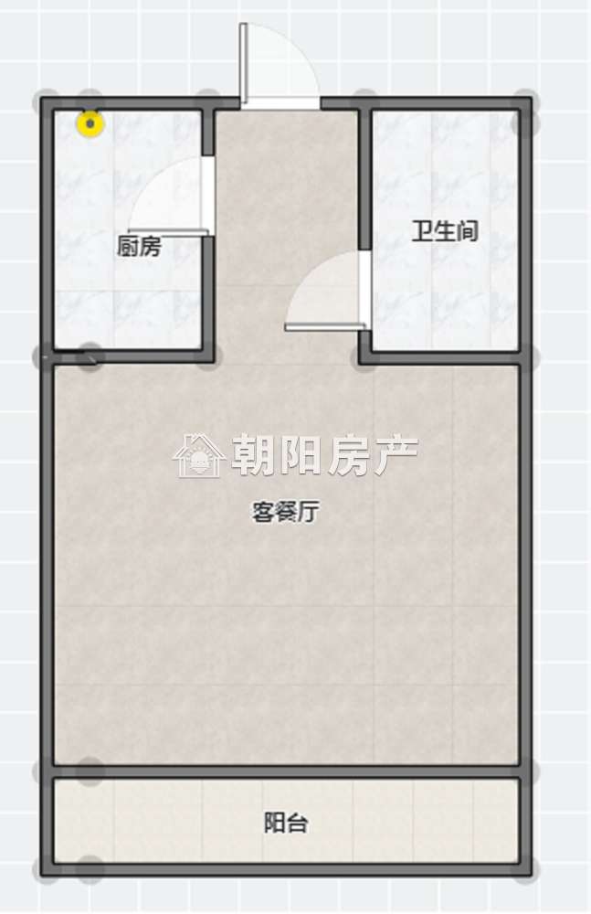 龙湖路一号 48平 精致两室 满两年 交通便利 简装好房_10
