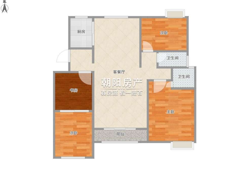 金地国际城A区 139平 四室两厅精装修 交通便利学区房_20