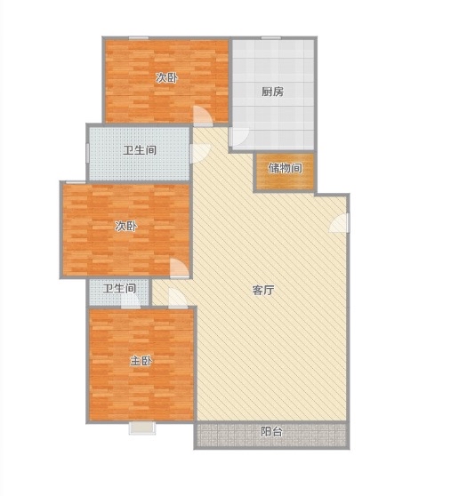 东苑翰林雅居 138平 南北通透精装大三居 单价4899_12