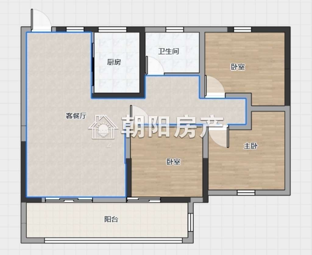 向阳苑 97平 南北通透三室 满五唯一 学区房_10