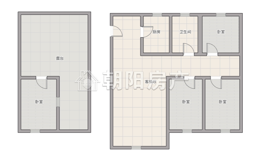 淮望小区 126平 精装三室二厅 交通便利配套齐全 1626元/平_21