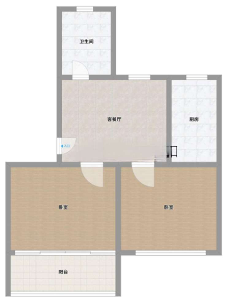 阳光村 55平 舒适两居 配套齐全 交通便利 普装出租_12
