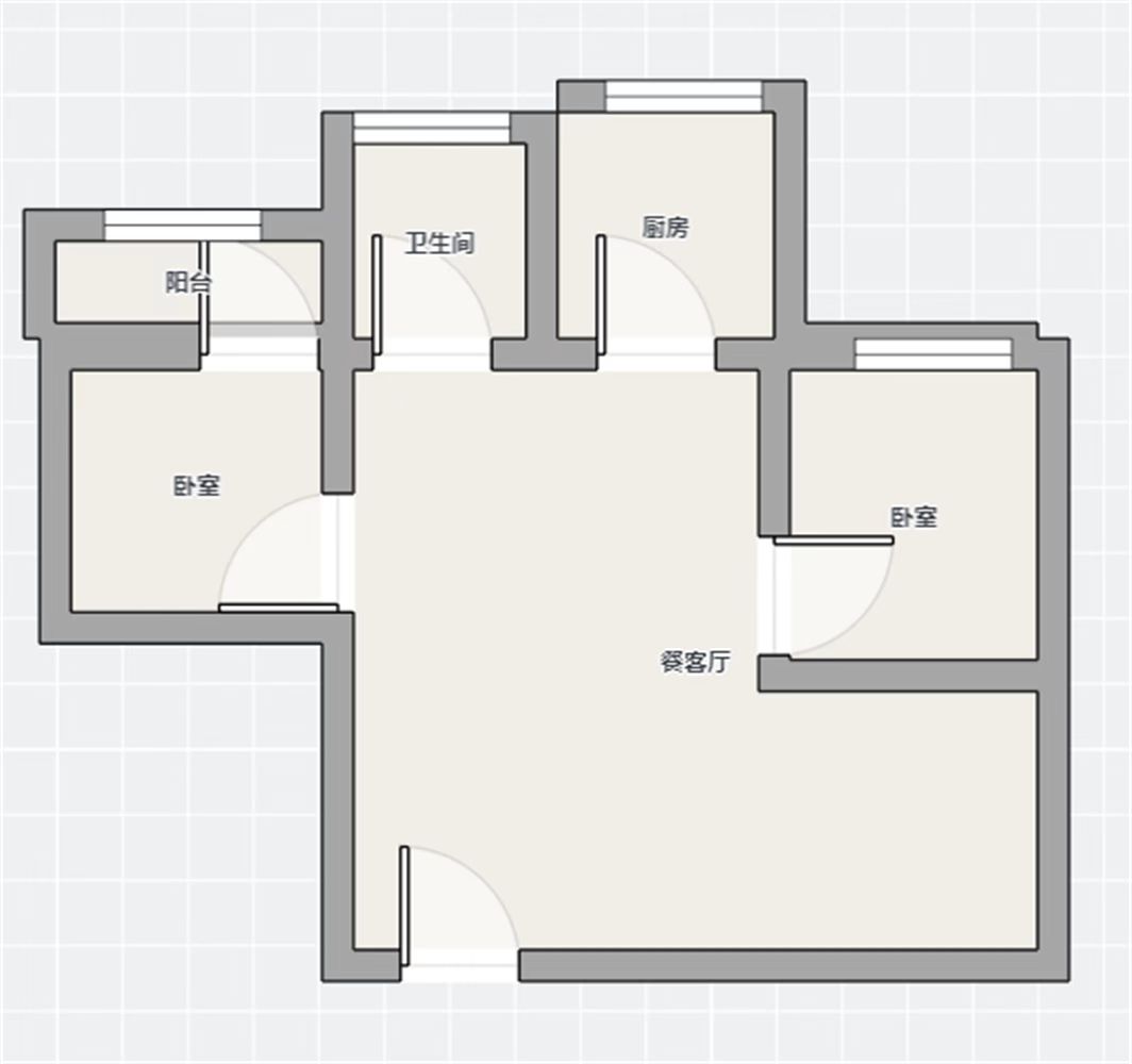 泉山西路粮库小区 55平 两室一厅 满两年 简装出售_13