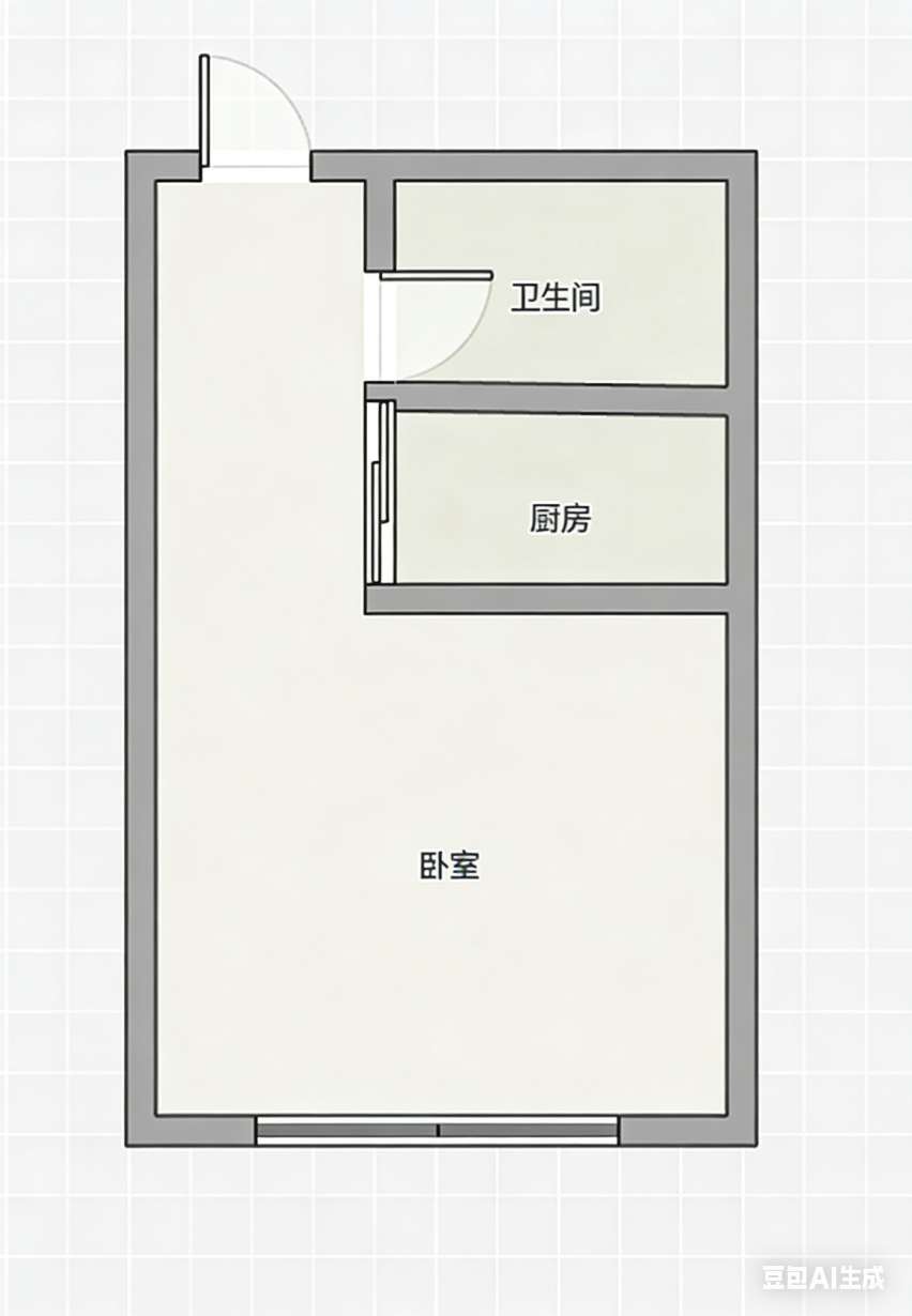 及第城 40平精装一室一厅 学区房 采光好配套齐全_14