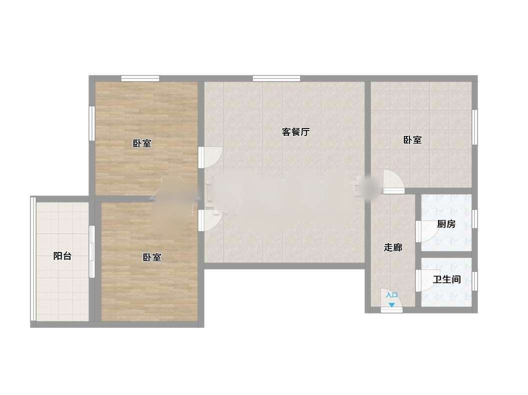 新风苑一期 79平 三室两厅 1101元/平 随时看房_11