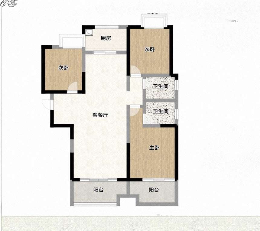 海德公馆 毛坯三室 产证齐全 看房方便_14
