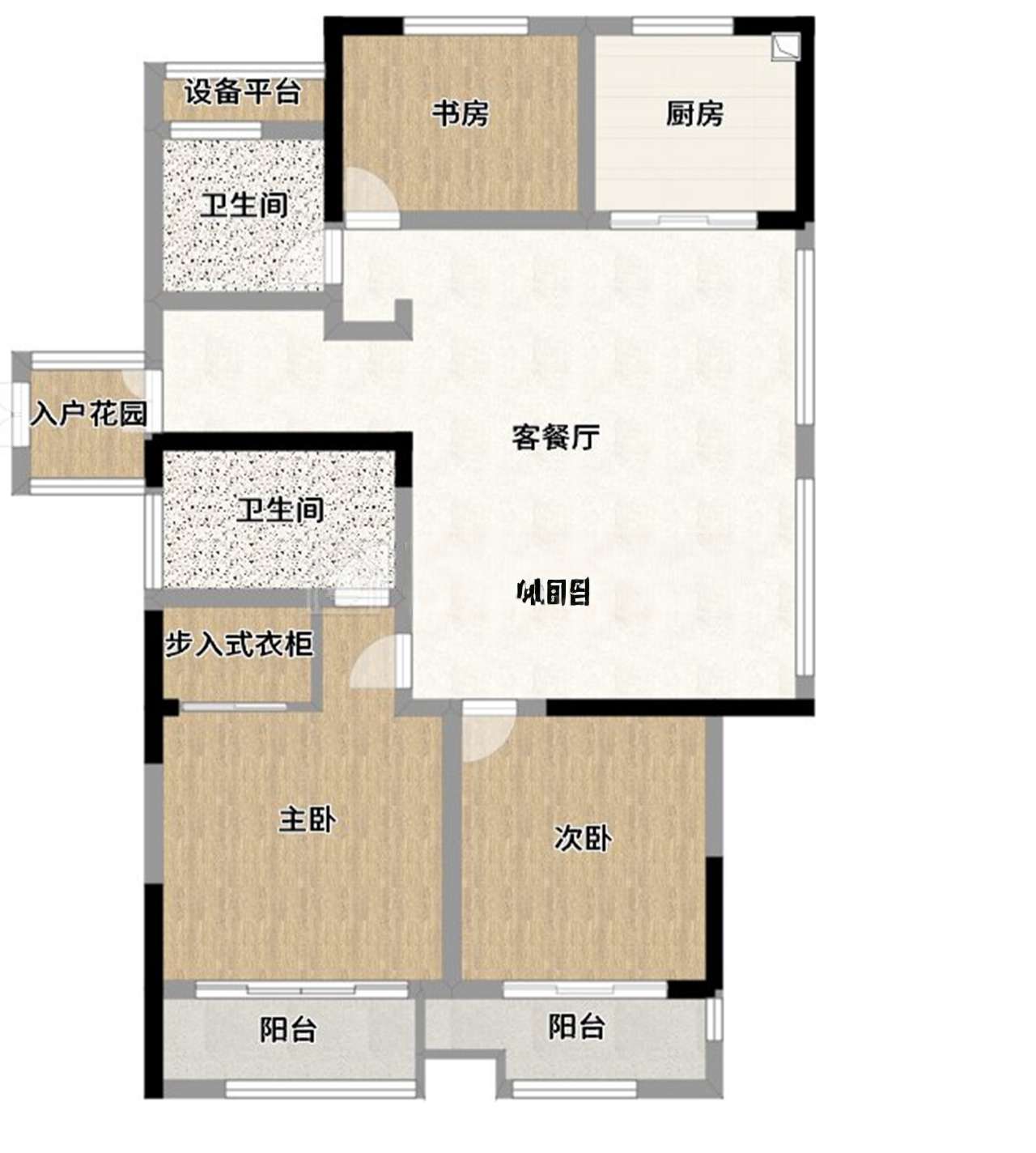 观湖名居 157平 大三室 满两年 采光好 交通便利_13