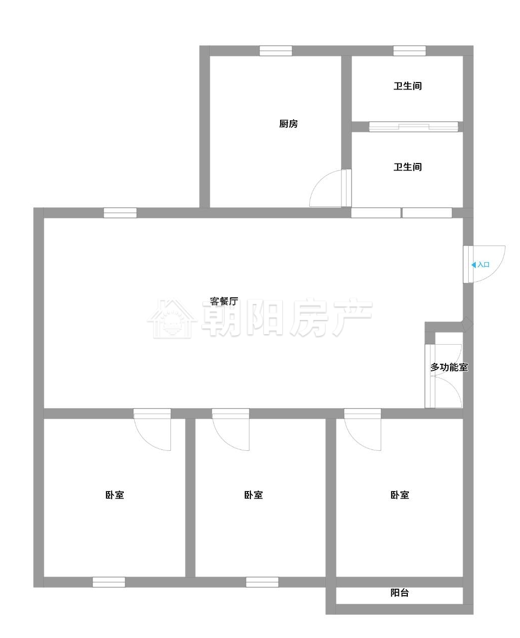 洞山街道住宅楼 109平精装三室 满五唯一 采光好 随时看房_13