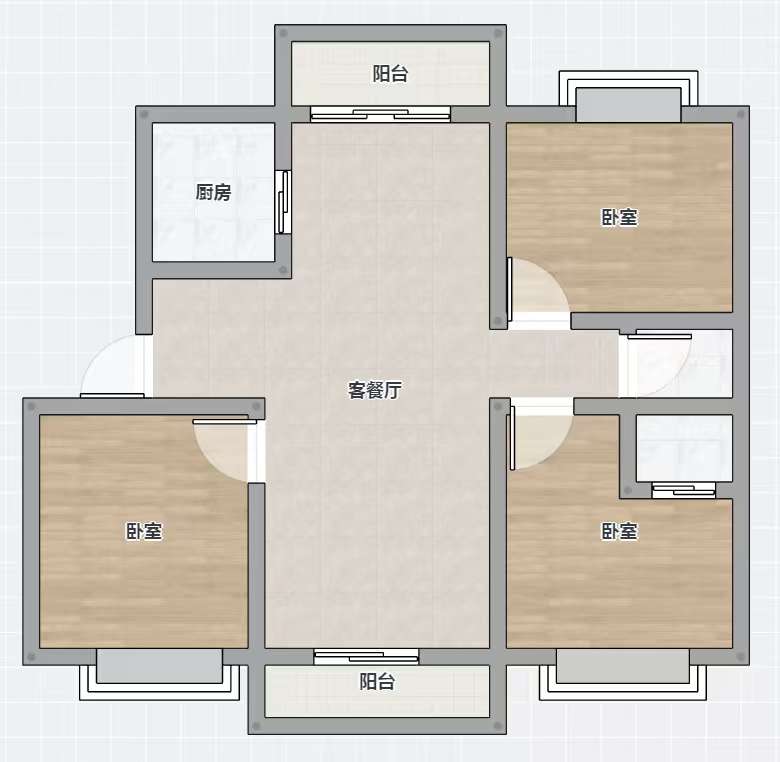 东方蓝海华府洋房边户3室2厅南北双阳台3面朝南2卫_12