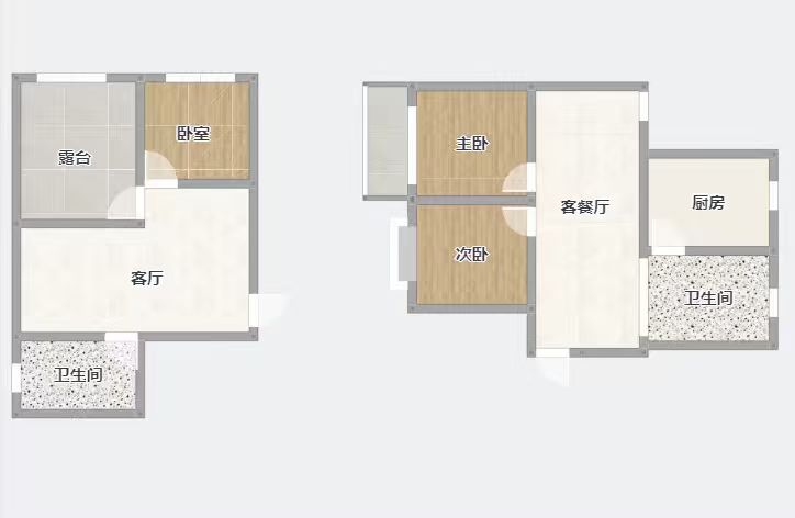 东华鑫城 130平 精装两室 朝南采光好 1536元/平_18