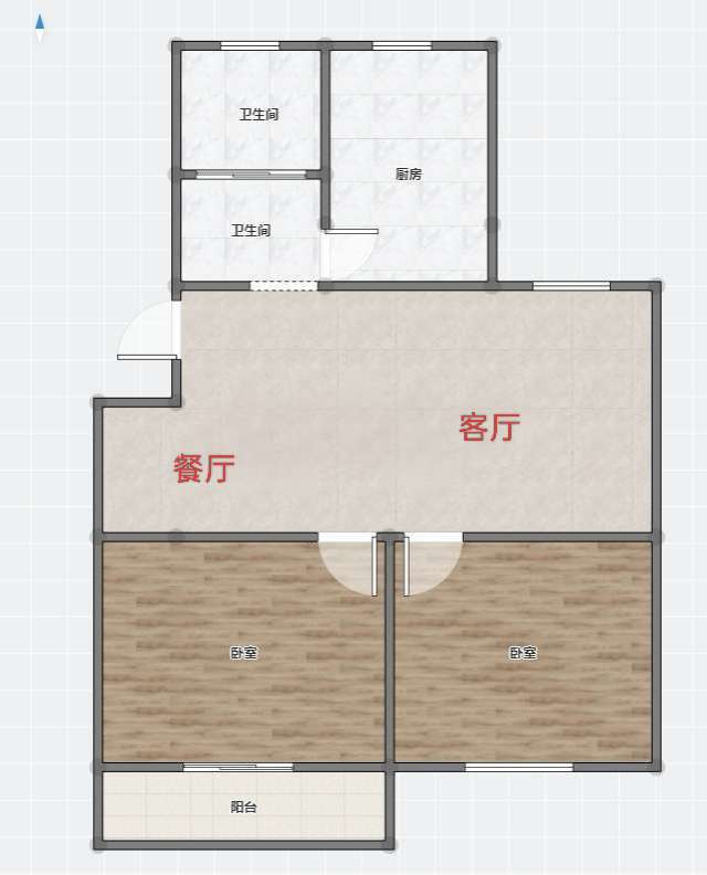 阳光国际城西区 73平 两室两厅 满两年 交通便利学区房_8