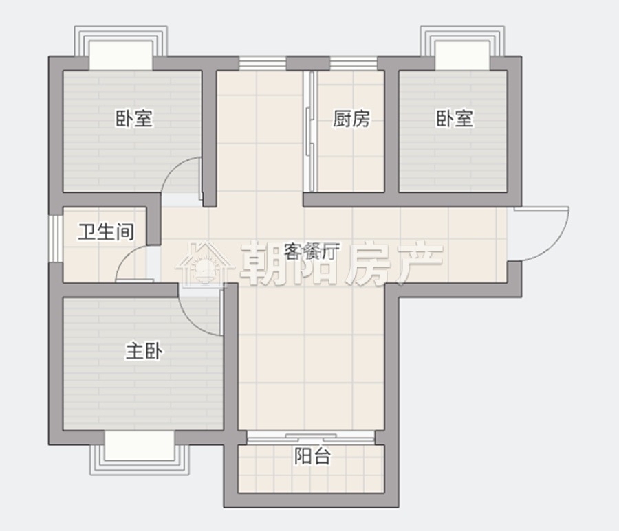 安成雅居二期 110平 三室两厅 单价2448元/平 学区房毛坯_11