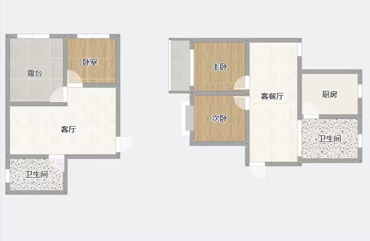 勘探村 130平 两室两厅 交通便利 配套齐全 简装出租_17