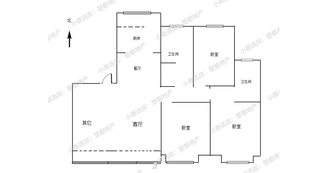 环球港三期 140平 精装四室两厅 南北通透 交通便利学区房_17
