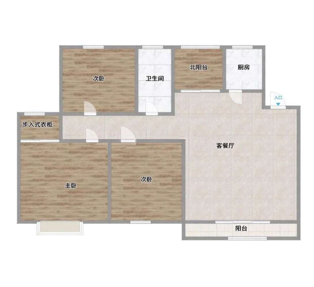 淮河公馆98平精装三室 满两年 配套齐全 交通便利_17