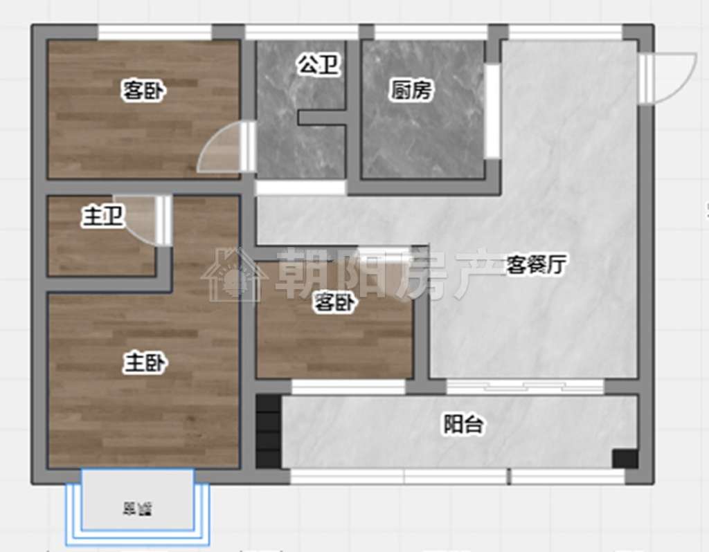 青桐苑瑞苑 116平 三室两厅两卫 毛坯 单价仅2327元/平_13