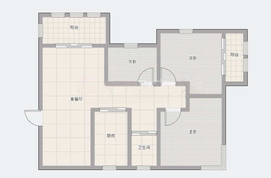 中化国际城D 113平 精装三室两厅 满两年 单价4402元/平_18