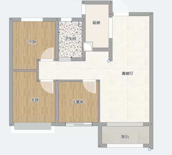 新城学府 97平 三室两厅 满两年 学区房 毛坯好改造_15