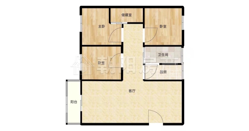 合家福高层 130平 三室两厅 满两年 交通便利 配套齐全_16