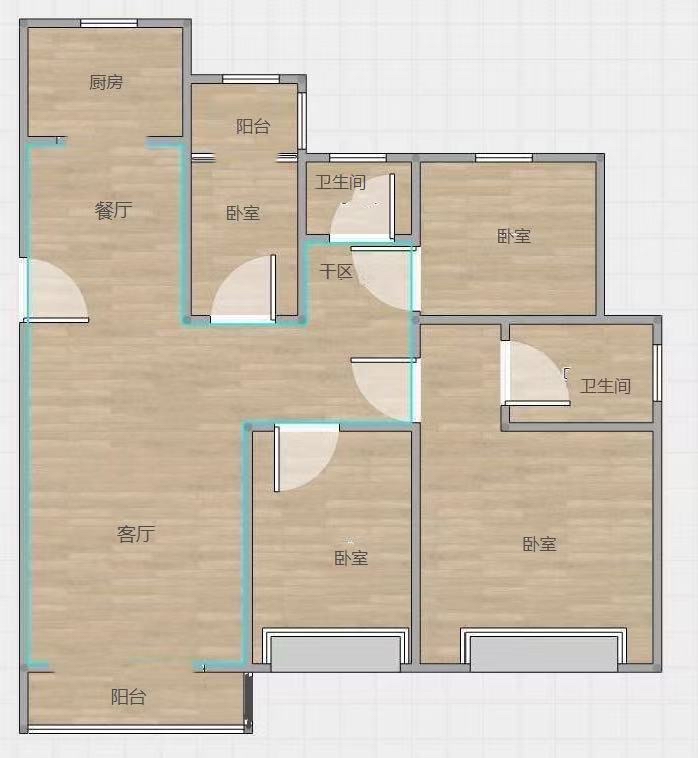 艺山南 147平四室两厅 南北通透 学区房交通便利_14