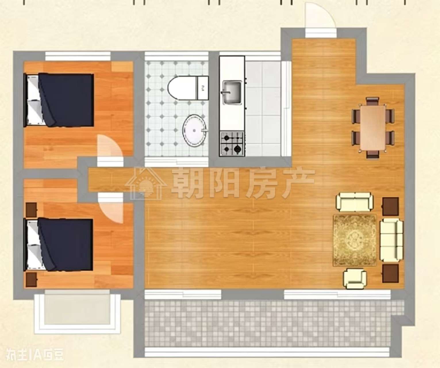 网云小镇 101平 三室两厅 学区房 毛坯随意装 随时看房_10