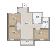 安成雅居 95平 南向两室两厅 毛坯 随时看房