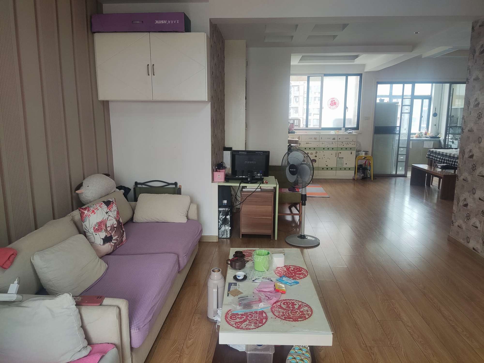 淮河新城 132平 朝南三室精装 满两年 配套齐全_2