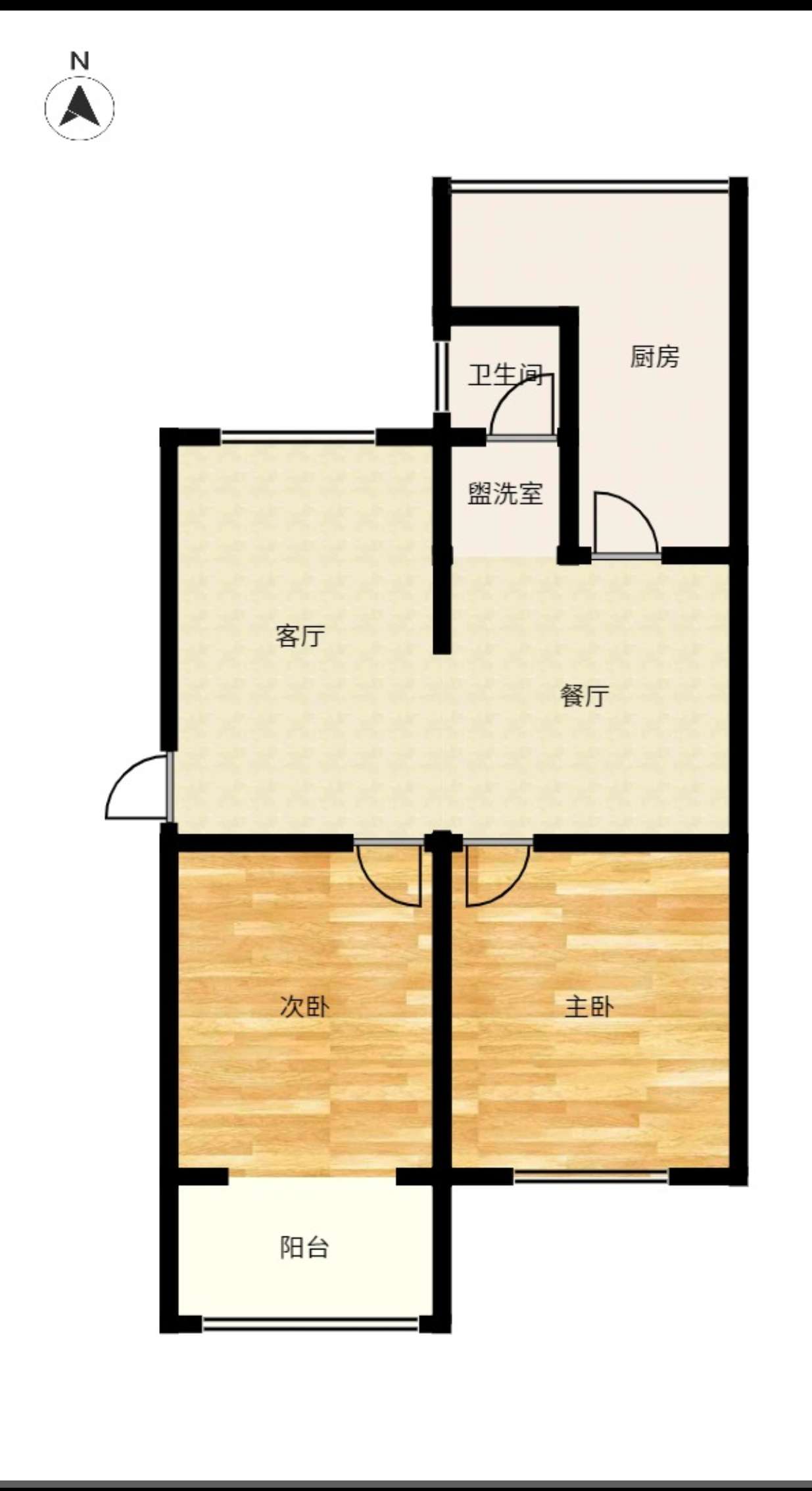 广场小区 75平 朝南两室一厅 免税学区房 交通便利随时看房_8