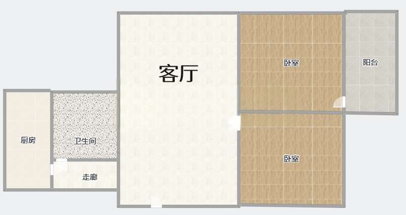 望峰岗跃进门西村 62平 南向两室 简装 交通便利配套齐全_12