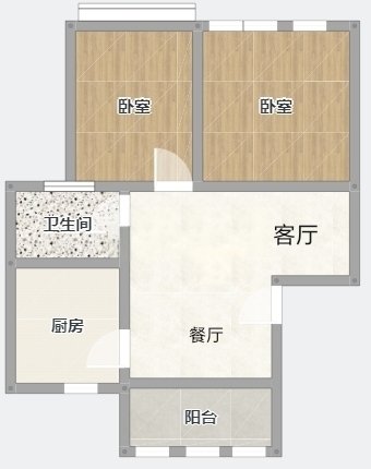 东华鑫城 109平 南向两室两厅 满五唯一采光好 单价2273元_19